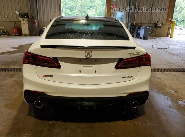 19UUB3F63KA001098 2019 ACURA TLX White Հետևի տեսք