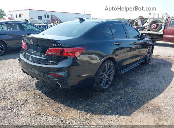 19UUB3F65JA005815 2018 ACURA TLX Черный Задняя правая четверть