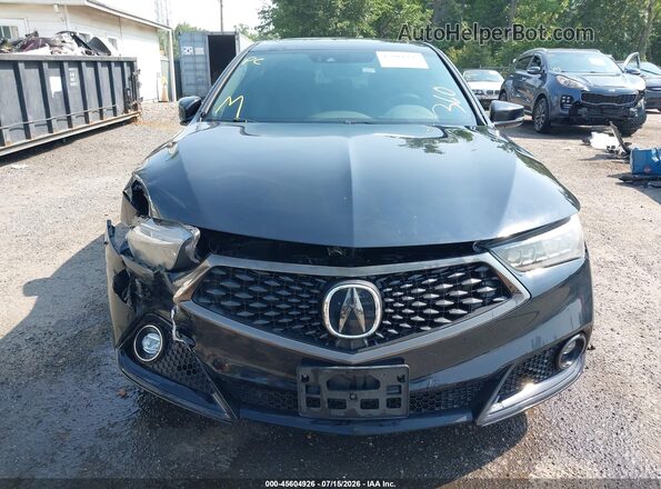 19UUB3F65JA005815 2018 ACURA TLX Черный Вид щитка приборов