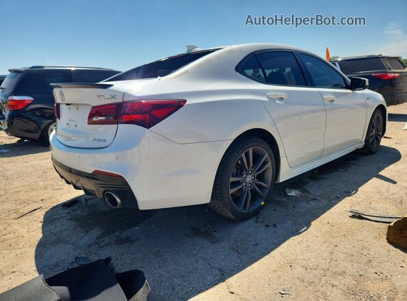 19UUB3F67JA000826 2018 ACURA TLX White Trasero derecho