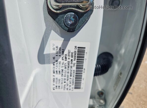 19UUB3F67JA000826 2018 ACURA TLX White Vista del compartimento del motor