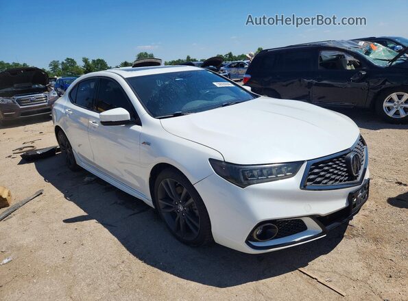 19UUB3F67JA000826 2018 ACURA TLX White Delantero derecho