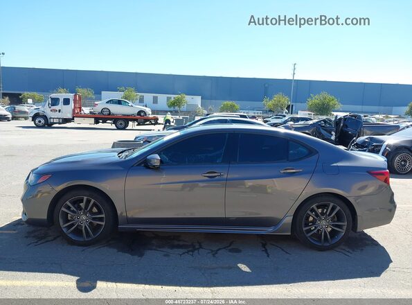 19UUB3F67JA005461 2018 ACURA TLX Gray Rear interior view