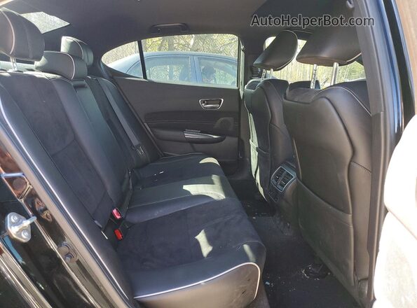 19UUB3F67LA801422 2020 ACURA TLX Black Հետևի նստատեղերի տեսք