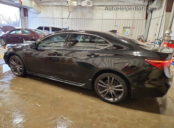 19UUB3F69KA001574 2019 ACURA TLX Black Հետևի ձախ