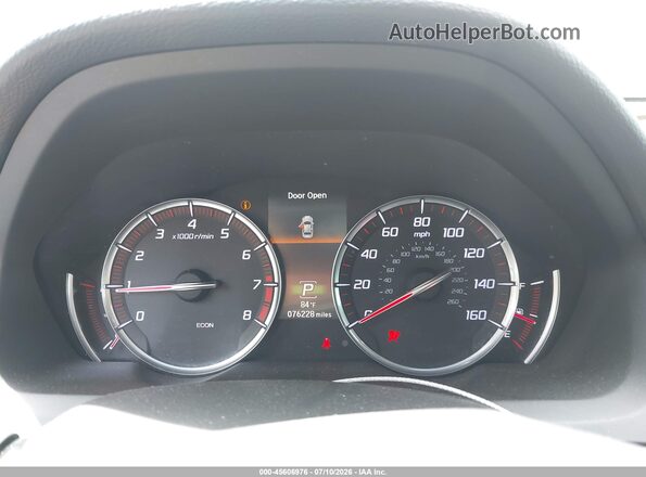 19UUB3F69LA003553 2020 ACURA TLX White Вид задніх сидінь
