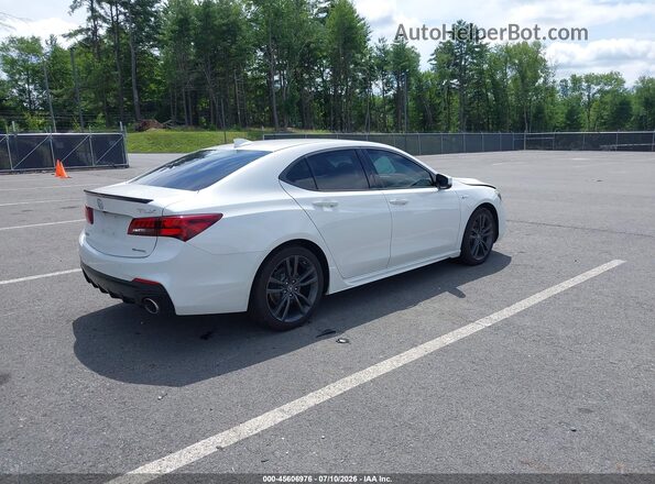 19UUB3F69LA003553 2020 ACURA TLX White Задня права чверть