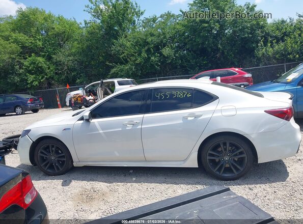 19UUB3F6XJA005695 2018 ACURA TLX White Սալոնի հետևի տեսք