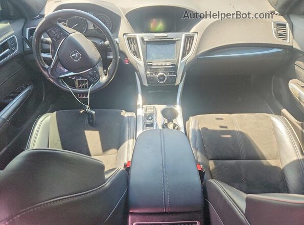 19UUB3F6XLA801432 2020 ACURA TLX Black Vista del salpicadero