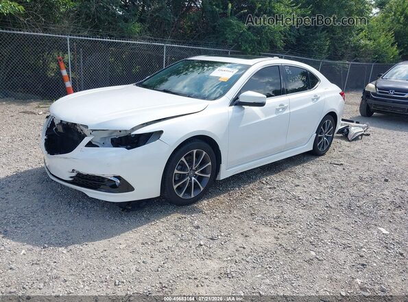 19UUB3F70GA000801 2016 ACURA TLX White Vista tres cuartos delantera izquierda