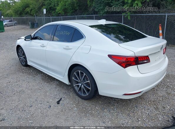 19UUB3F70GA000801 2016 ACURA TLX White Trasero izquierdo