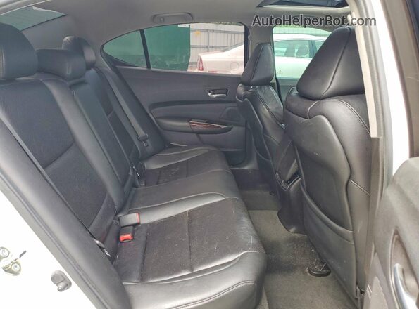 19UUB3F74GA001918 2016 ACURA TLX White Вид задніх сидінь
