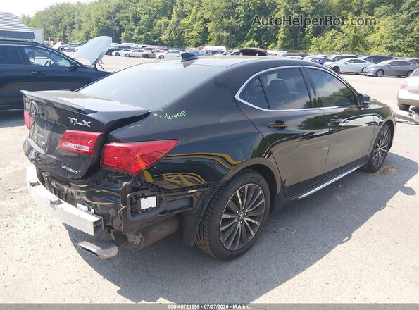 19UUB3F75JA000476 2018 ACURA TLX Black Задня права чверть