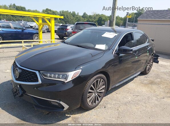 19UUB3F75JA000476 2018 ACURA TLX Black Передня ліва чверть