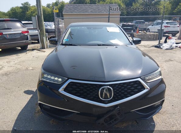 19UUB3F75JA000476 2018 ACURA TLX Black Вид задньої частини салону