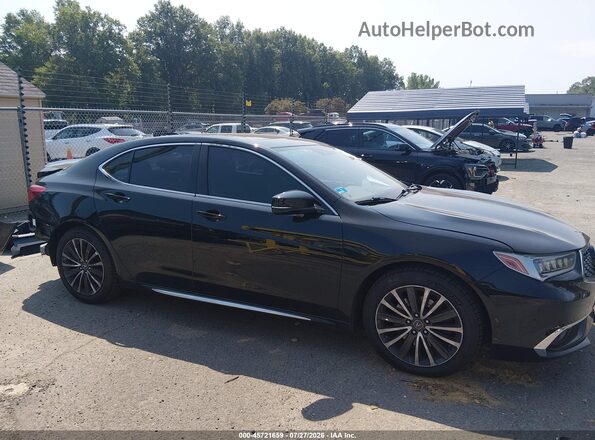 19UUB3F75JA000476 2018 ACURA TLX Black Панорамний вид салону 360°