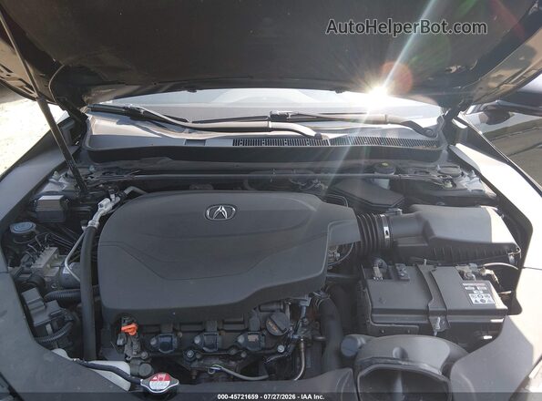19UUB3F75JA000476 2018 ACURA TLX Black Вид ззаду