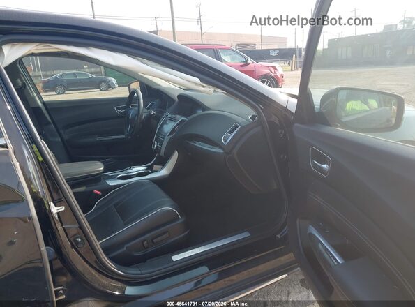 19UUB3F75JA004091 2018 ACURA TLX Black წინა სალონის ხედი