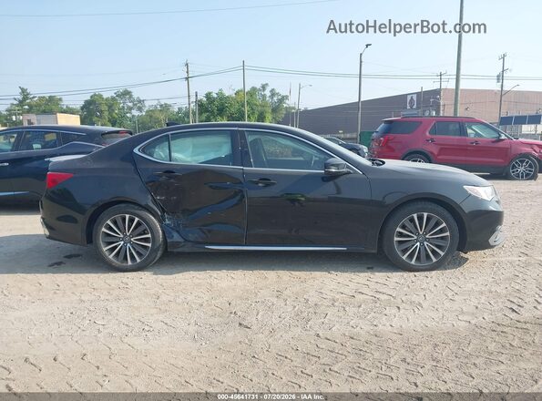 19UUB3F75JA004091 2018 ACURA TLX Black უკანა სალონის ხედი