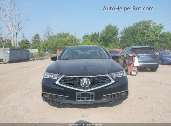 19UUB3F75JA004091 2018 ACURA TLX Black ხელსაწყოთა პანელის ხედი