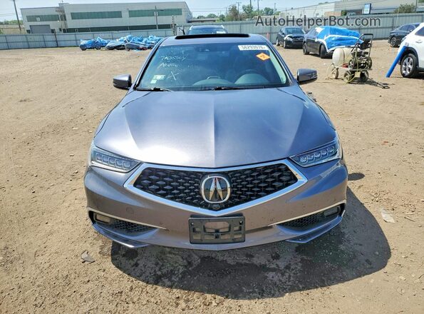 19UUB3F75JA005306 2018 ACURA TLX Charcoal Դիմացի տեսք