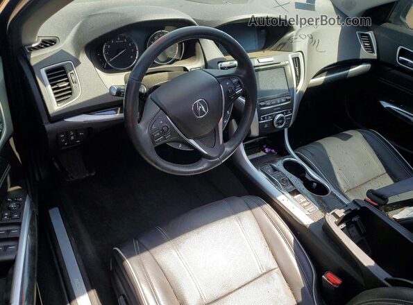 19UUB3F75JA005306 2018 ACURA TLX Charcoal Առջևի վահանակի տեսք