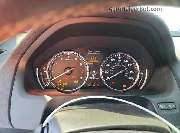 19UUB3F76HA000903 2017 ACURA TLX Blue Vista del cuadro de instrumentos