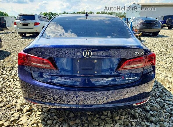 19UUB3F76HA000903 2017 ACURA TLX Blue Vista trasera