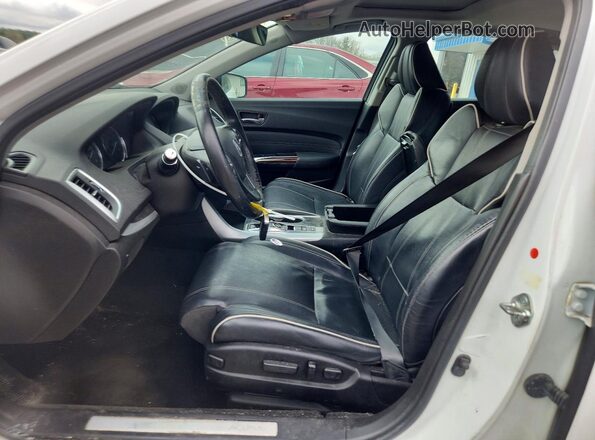 19UUB3F76JA004665 2018 ACURA TLX White Вид салону спереду