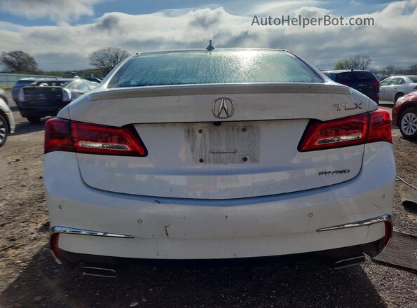 19UUB3F76JA004665 2018 ACURA TLX White Вид ззаду