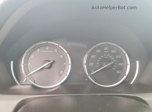 19UUB3F77JA001970 2018 ACURA TLX Серебряный Вид щитка приборов