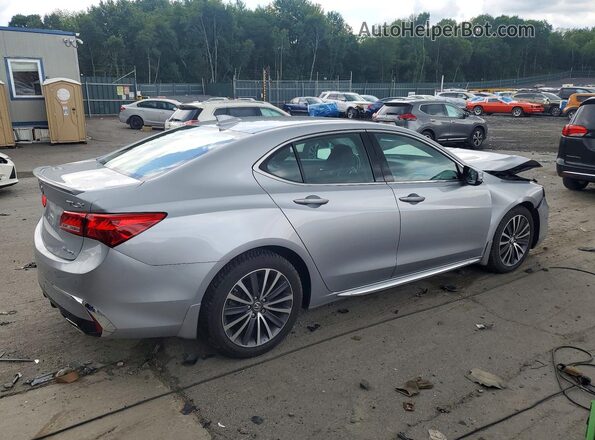 19UUB3F77JA001970 2018 ACURA TLX Серебряный Задняя правая четверть