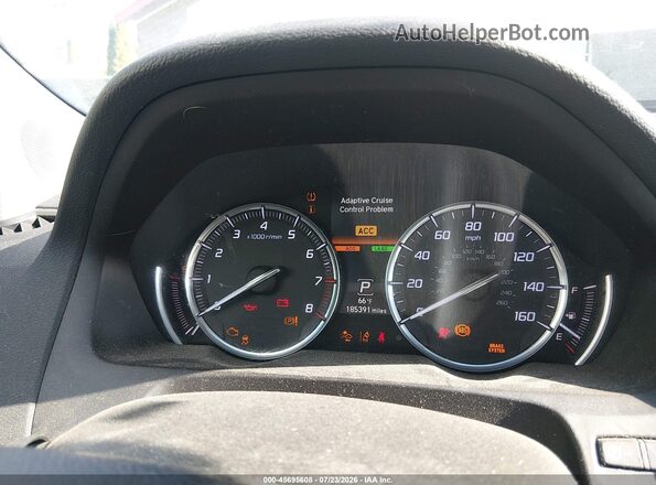 19UUB3F79GA001154 2016 ACURA TLX White Вид задніх сидінь