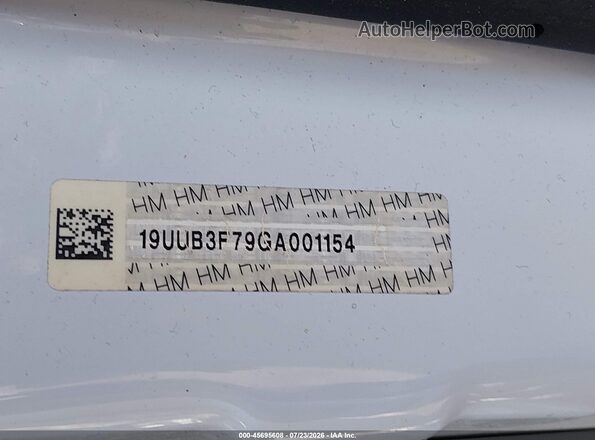 19UUB3F79GA001154 2016 ACURA TLX White Вид підкапотного простору