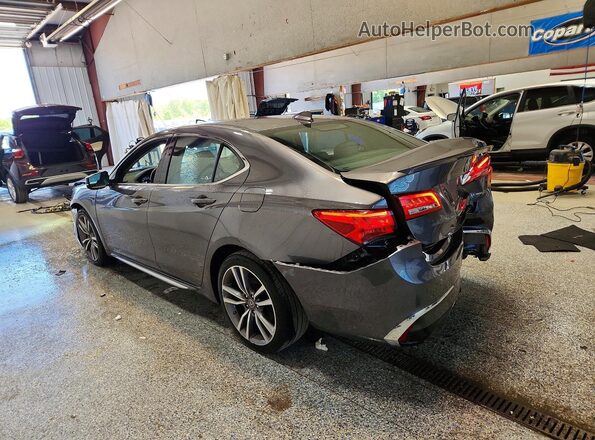 19UUB3F81KA001148 2019 ACURA TLX Gray Trasero izquierdo