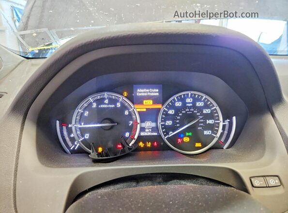 19UUB3F81KA001148 2019 ACURA TLX Gray Vista del cuadro de instrumentos