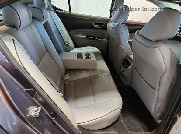 19UUB3F81KA001148 2019 ACURA TLX Gray Vista de los asientos traseros