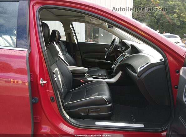 19UUB3F81KA005880 2019 ACURA TLX Red წინა სალონის ხედი