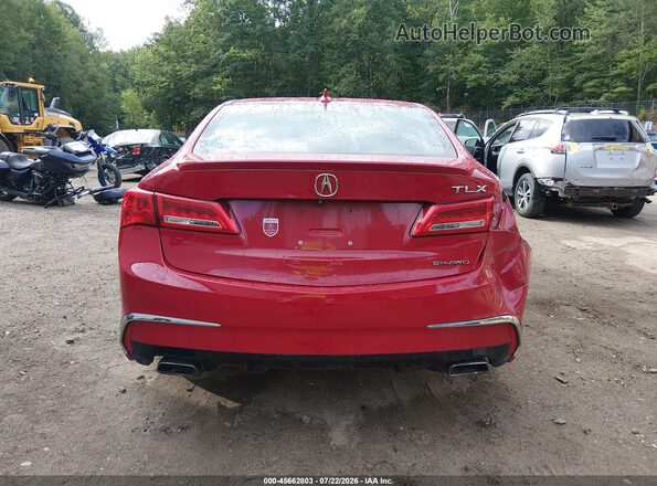 19UUB3F81KA005880 2019 ACURA TLX Red 
