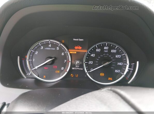 19UUB3F81KA005880 2019 ACURA TLX Red უკანა სავარძლების ხედი