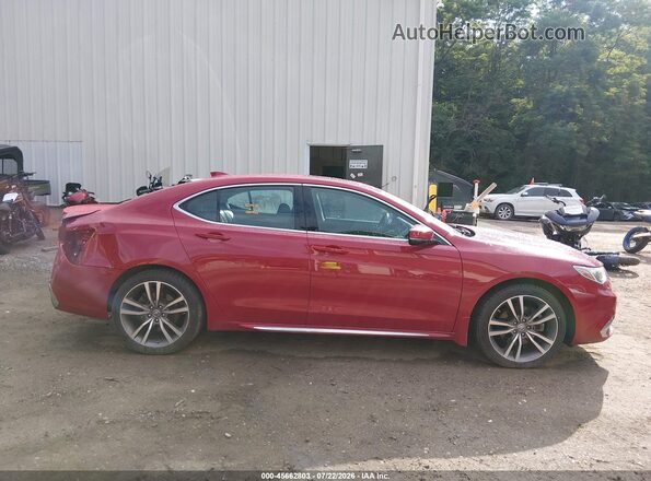 19UUB3F81KA005880 2019 ACURA TLX Red უკანა სალონის ხედი