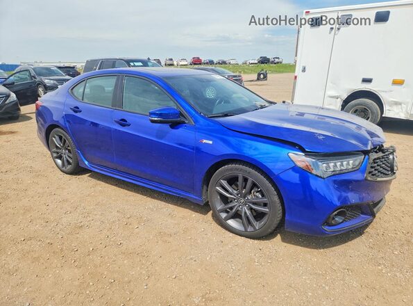 19UUB3F81LA800140 2020 ACURA TLX Blue Delantero derecho