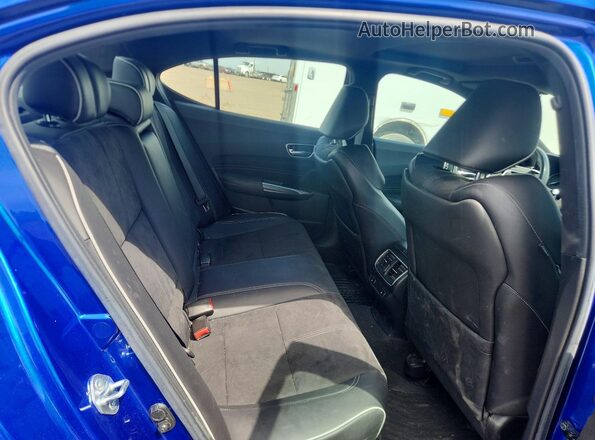 19UUB3F81LA800140 2020 ACURA TLX Blue Vista de los asientos traseros
