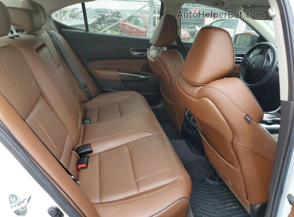 19UUB3F83KA002950 2019 ACURA TLX White Հետևի նստատեղերի տեսք