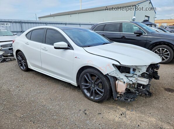 19UUB3F87LA801499 2020 ACURA TLX White Delantero derecho