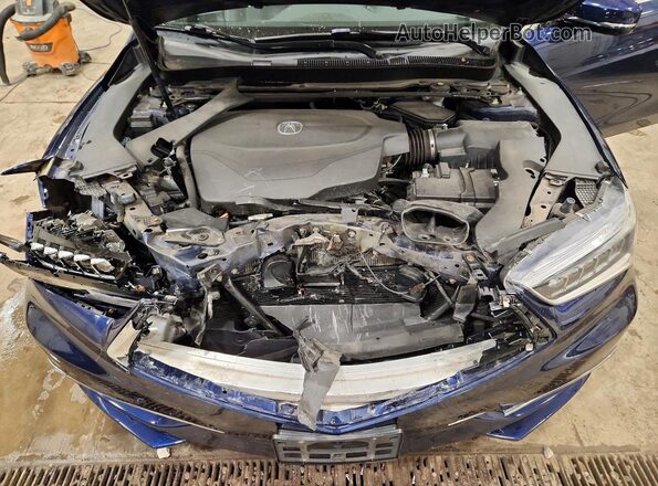 19UUB3F88KA005262 2019 ACURA TLX Blue Սալոնի հետևի տեսք