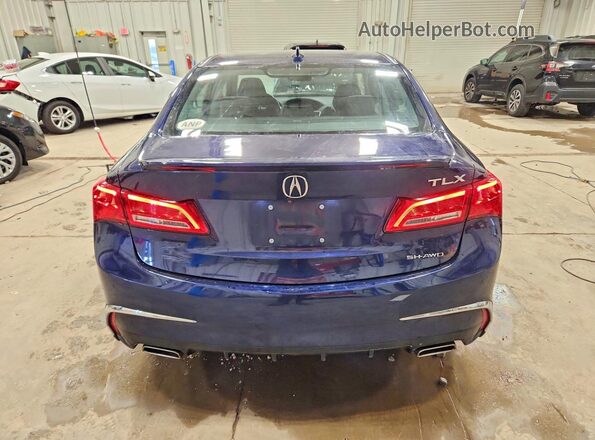 19UUB3F88KA005262 2019 ACURA TLX Blue Հետևի տեսք