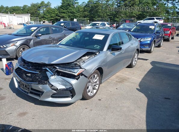 19UUB5F31MA004781 2021 ACURA TLX Silver Передня ліва чверть