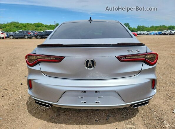 19UUB5F35MA003147 2021 ACURA TLX Silver Rear view