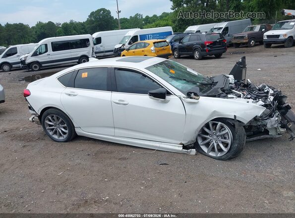 19UUB5F36MA002363 2021 ACURA TLX White Вид щитка приладів